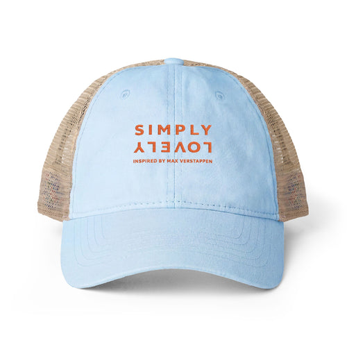 "SIMPLY LOVELY" Women's Washed Mesh-Back Cap