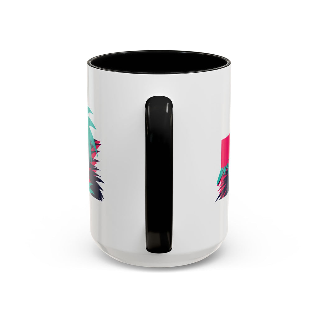 Verstappen Tropical Viper Accent Coffee Mug — Neon Palm Beach Design