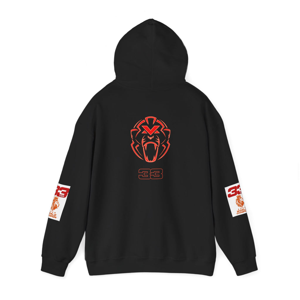 Hoodie - "SIMPLY LOVELY" Graphic Hoodie with Red Tiger Logo