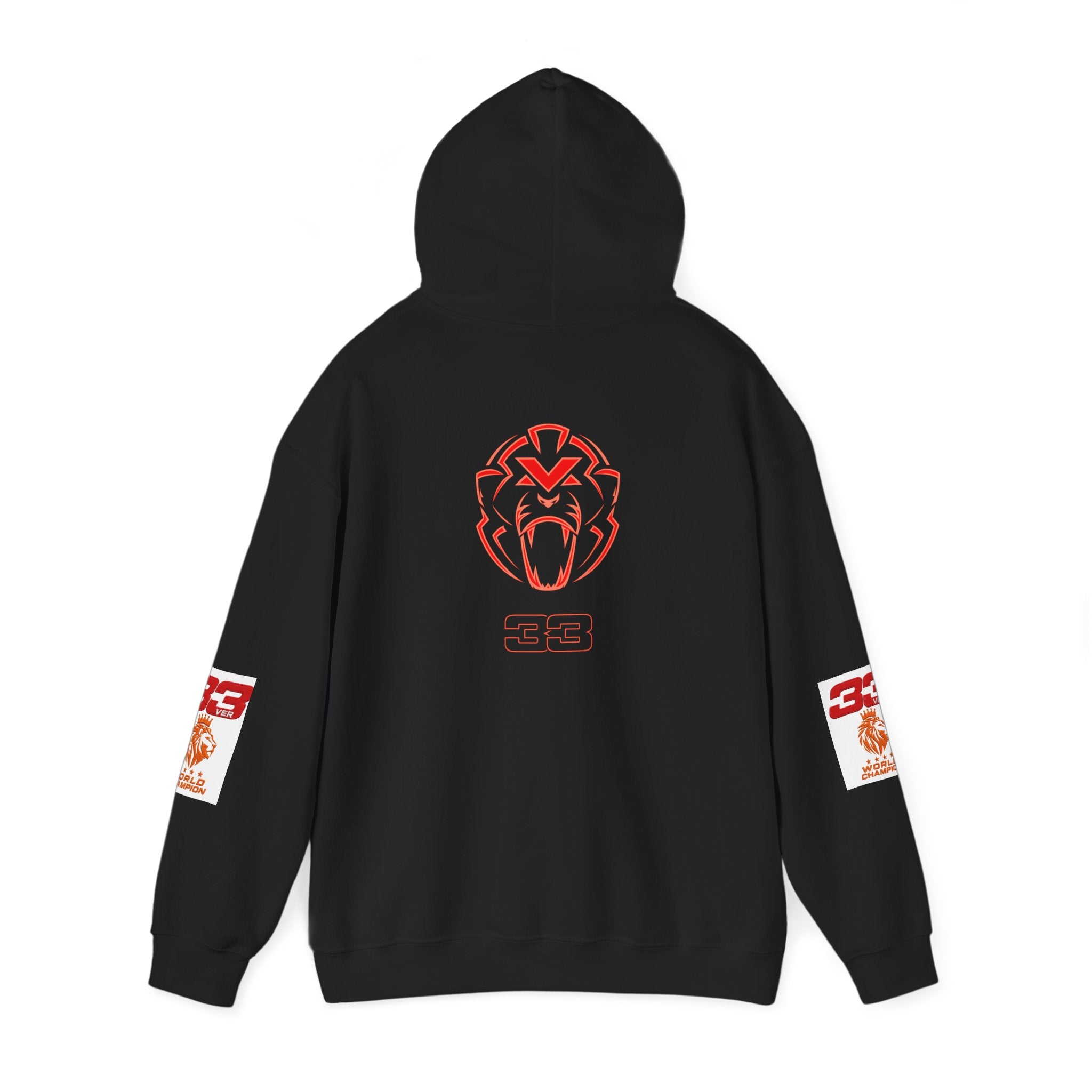 Hoodie - "SIMPLY LOVELY" Graphic Hoodie with Red Tiger Logo