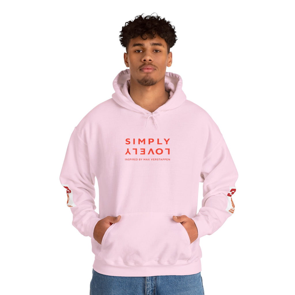 Hoodie - "SIMPLY LOVELY" Graphic Hoodie with Red Tiger Logo