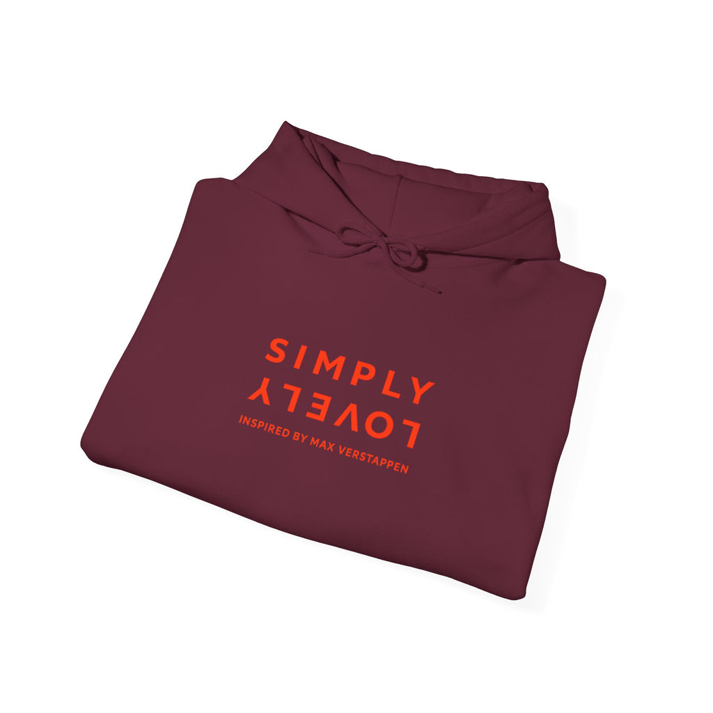 Hoodie - "SIMPLY LOVELY" Graphic Hoodie with Red Tiger Logo