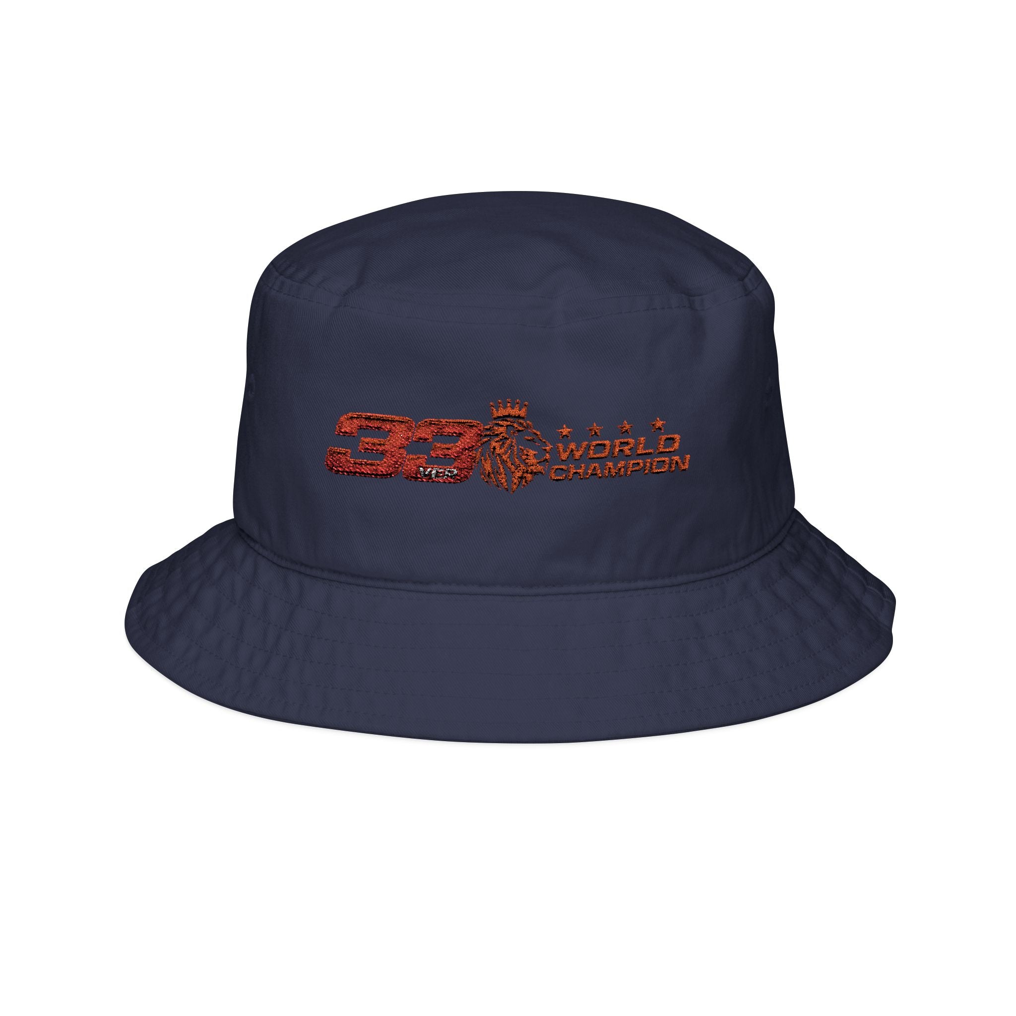 Bucket Hat — '33 World Champion' Embroidered Flame Logo
