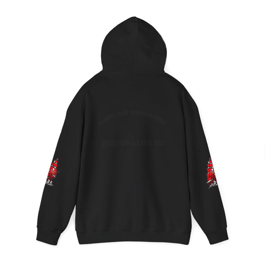 Buccaneers Skull Flag Hoodie — Tampa Bay Football Fan Pullover Personalize it