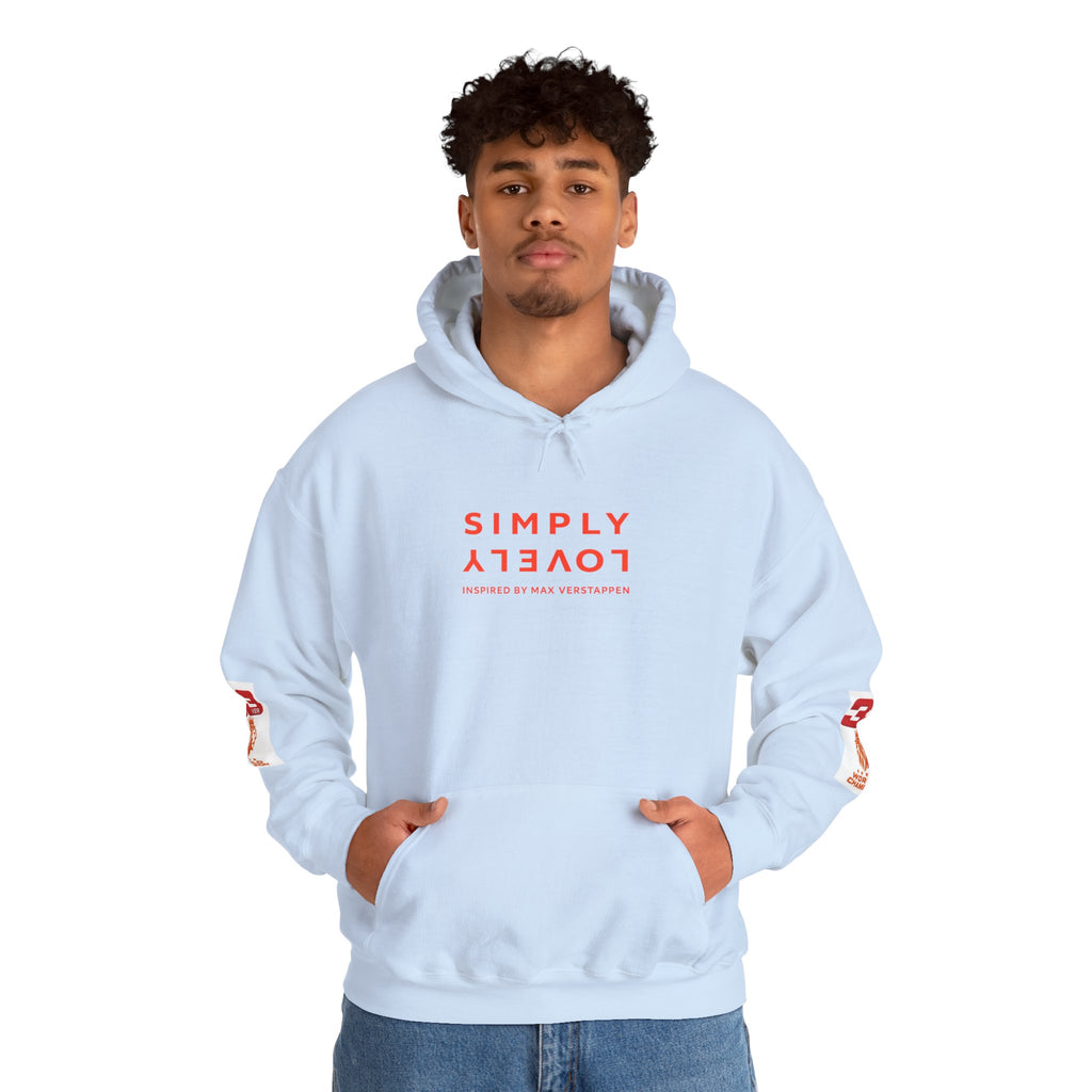 Hoodie - "SIMPLY LOVELY" Graphic Hoodie with Red Tiger Logo