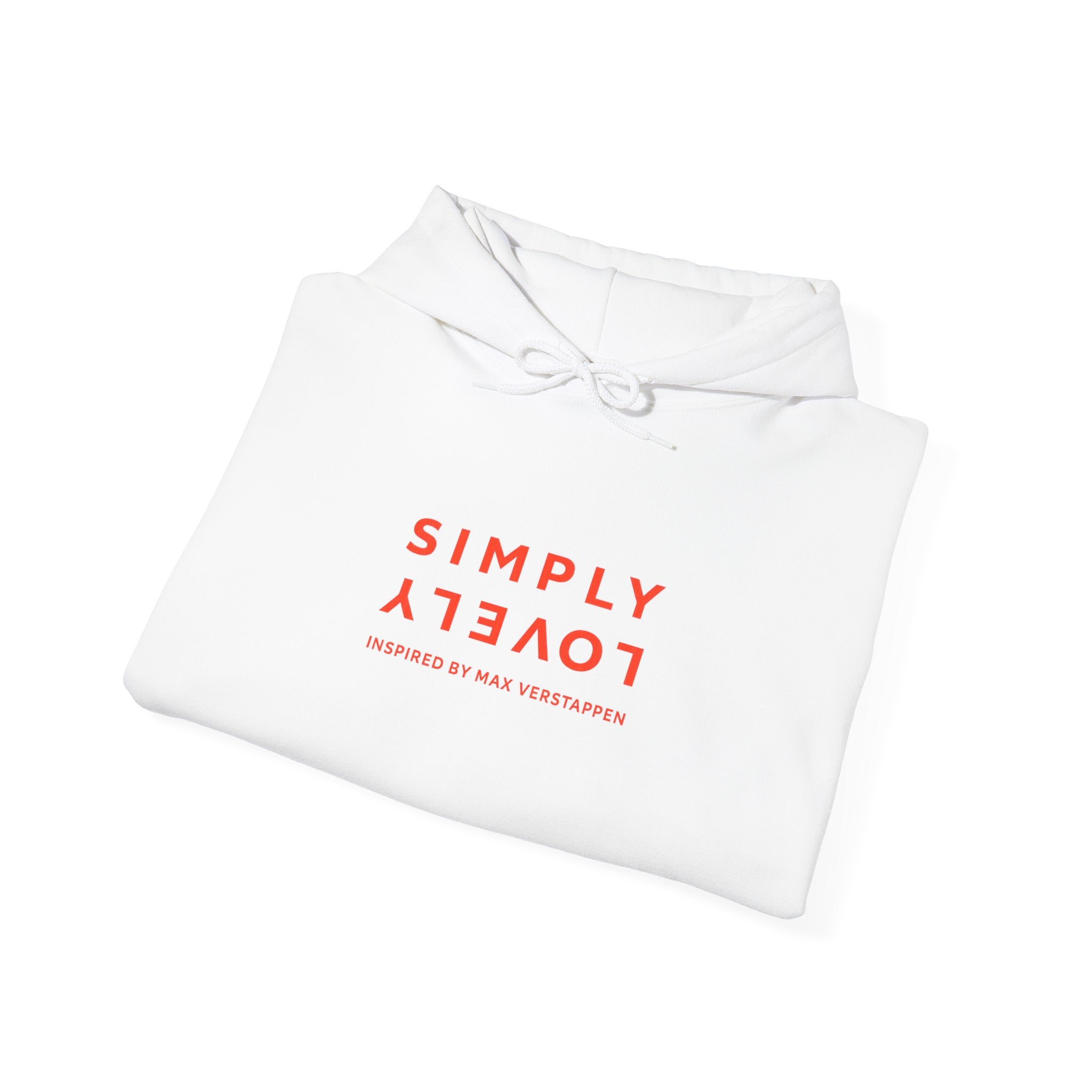 Hoodie - "SIMPLY LOVELY" Graphic Hoodie with Red Tiger Logo