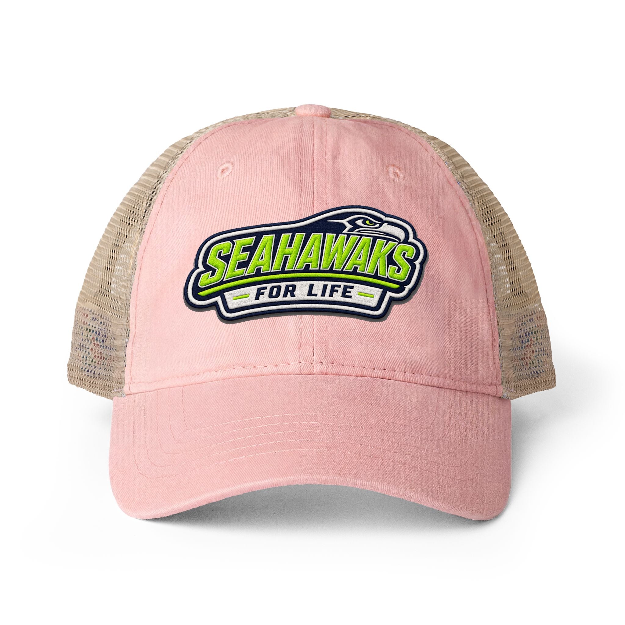Seahawks for Life Women's Washed Mesh-Back Cap