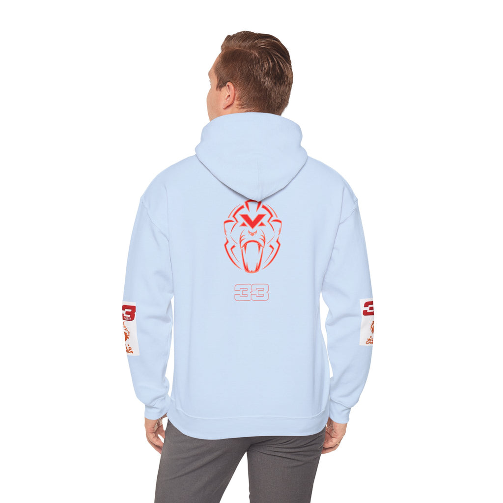 Hoodie - "SIMPLY LOVELY" Graphic Hoodie with Red Tiger Logo