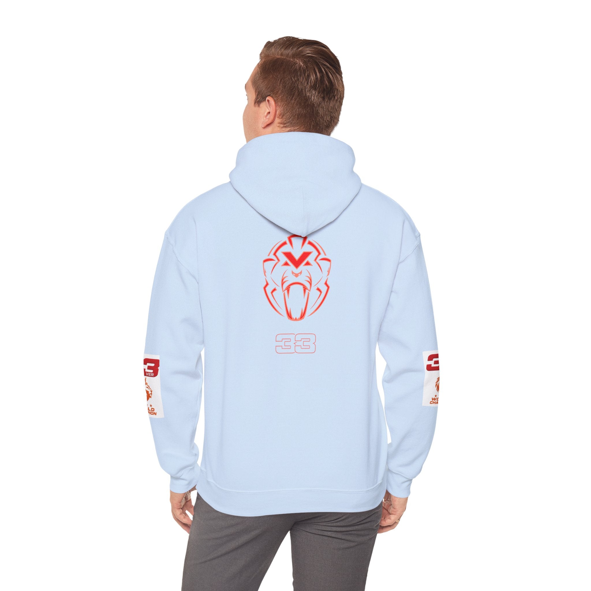 Hoodie - "SIMPLY LOVELY" Graphic Hoodie with Red Tiger Logo
