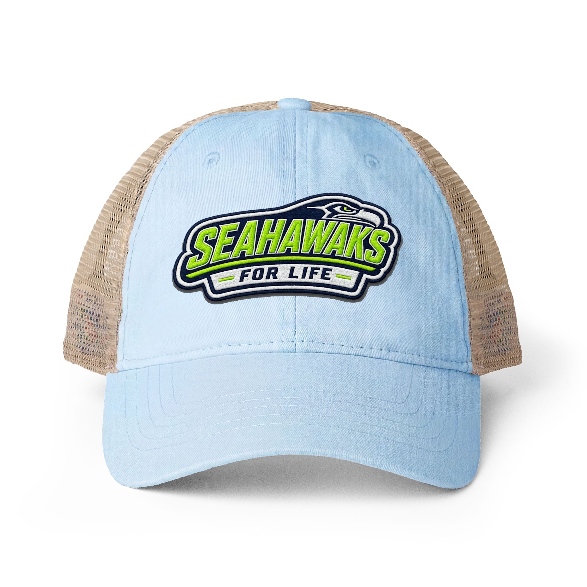 Seahawks for Life Women's Washed Mesh-Back Cap