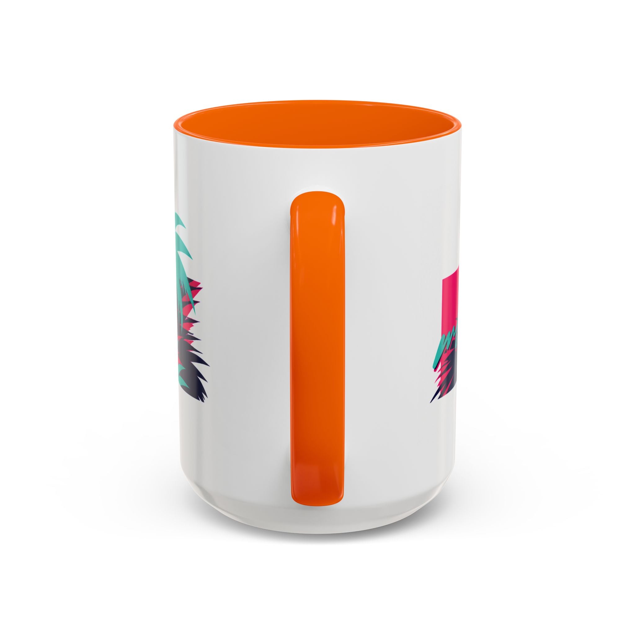 Verstappen Tropical Viper Accent Coffee Mug — Neon Palm Beach Design