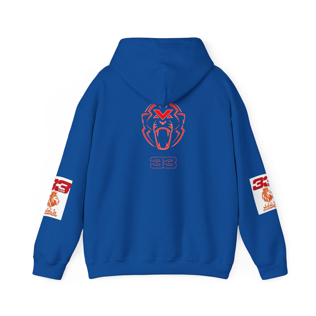 Hoodie - "SIMPLY LOVELY" Graphic Hoodie with Red Tiger Logo