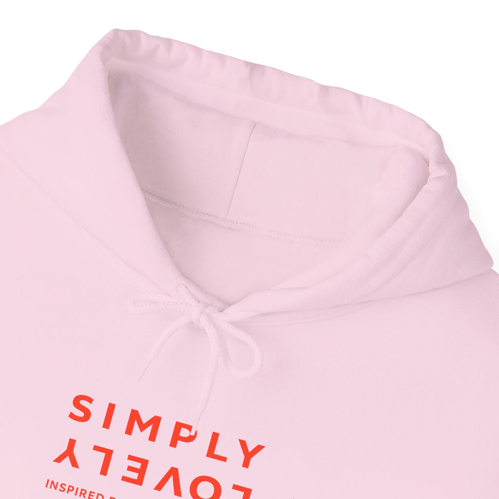 Hoodie - "SIMPLY LOVELY" Graphic Hoodie with Red Tiger Logo
