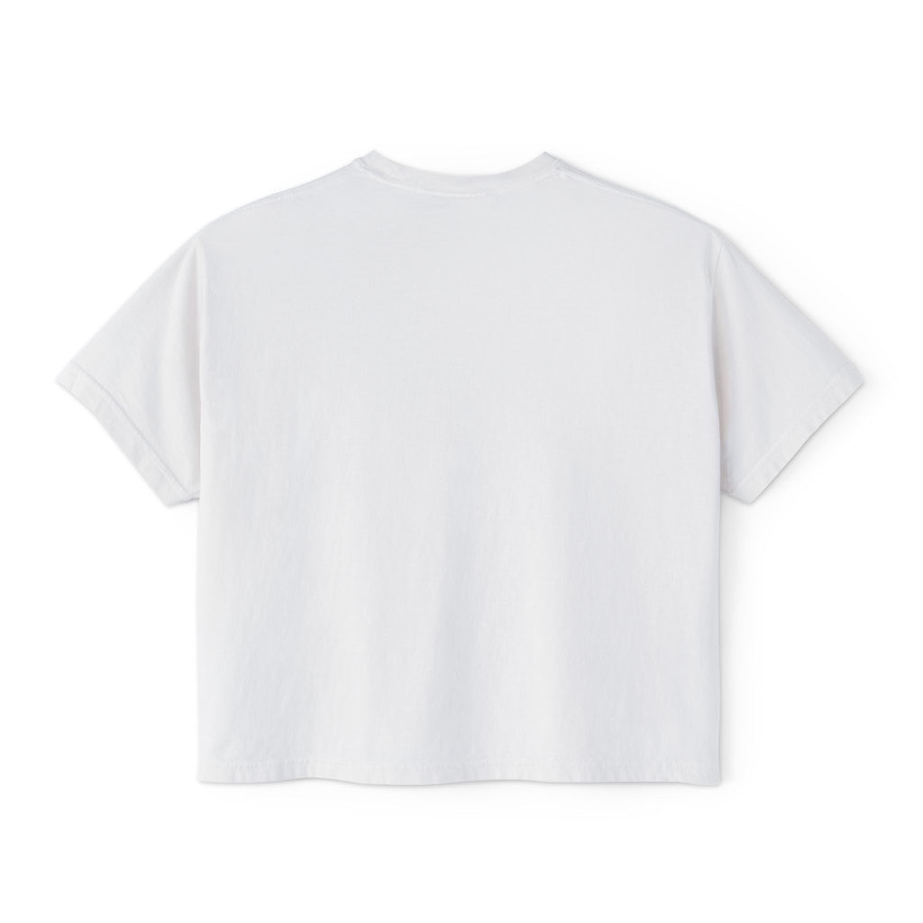 CUNTY....MOI?' Pink Retro Graphic Crop T-Shirt