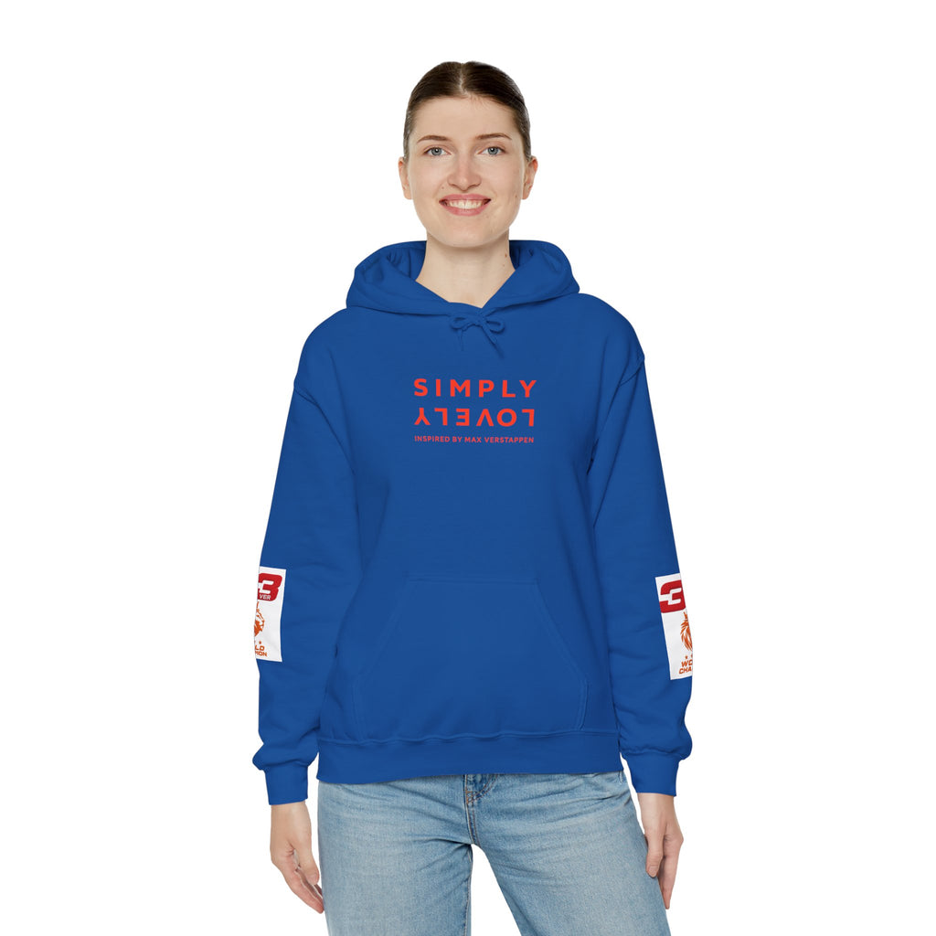 Hoodie - "SIMPLY LOVELY" Graphic Hoodie with Red Tiger Logo