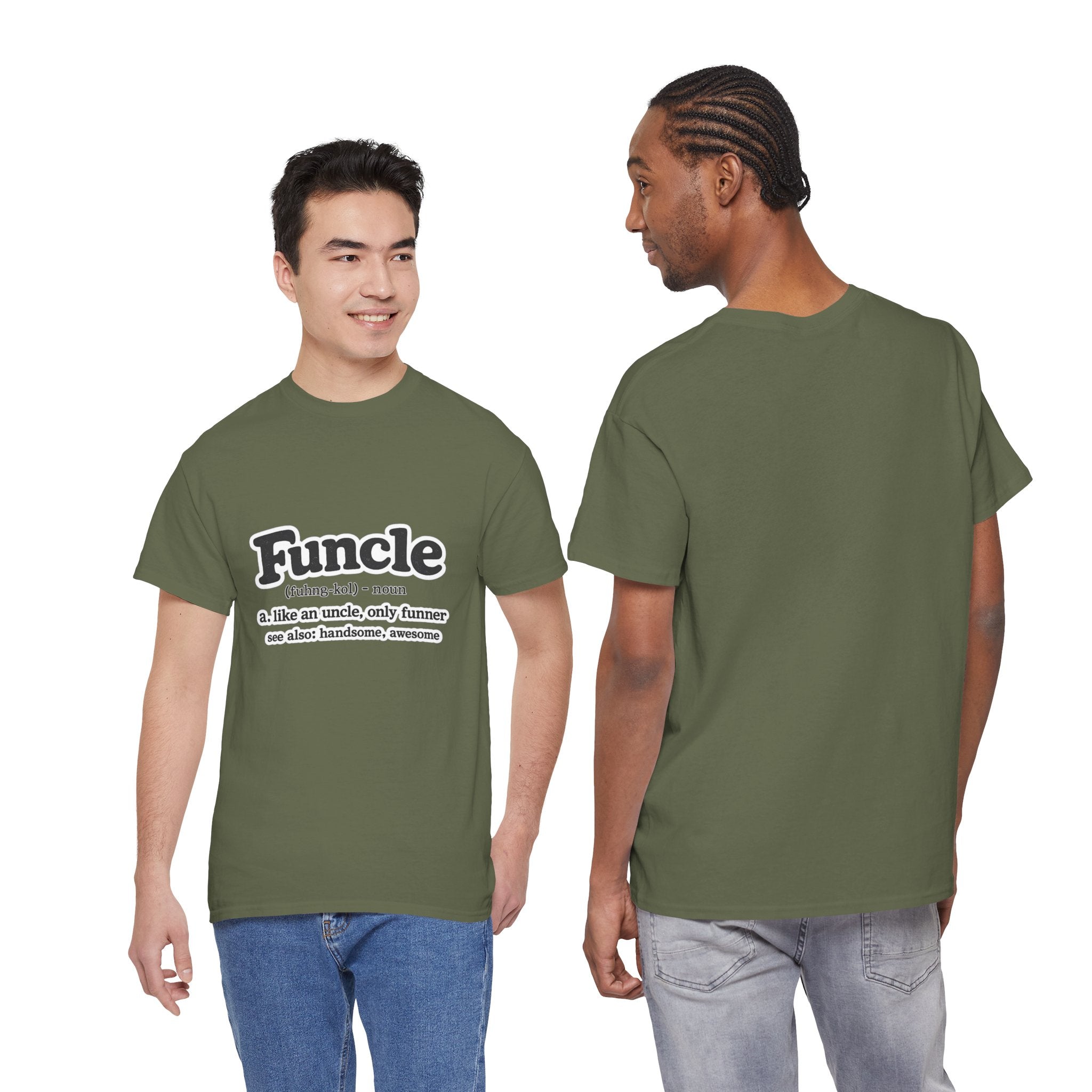 Funny 'Funcle (noun): like an uncle, only funner' Graphic Tee for Uncles