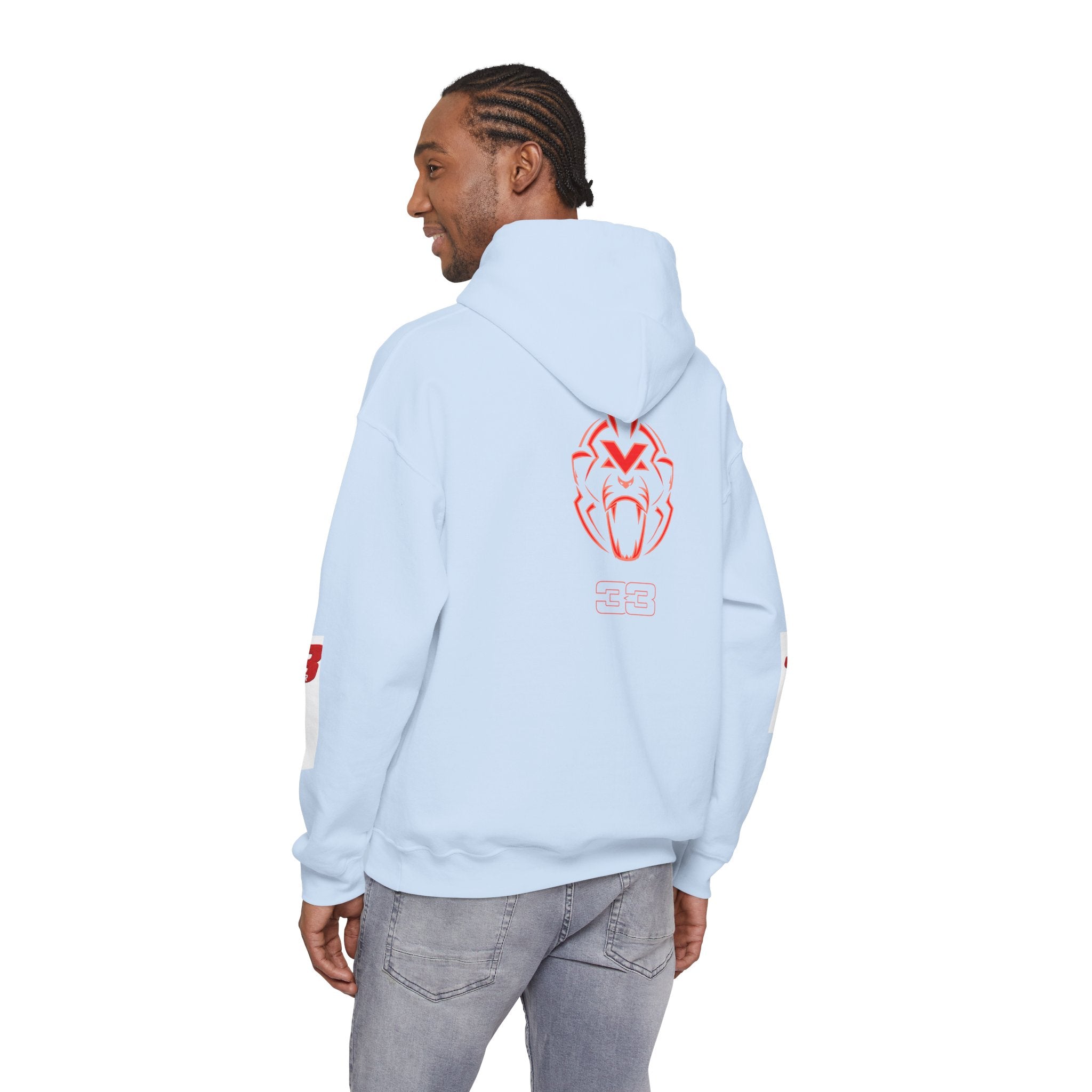 Hoodie - "SIMPLY LOVELY" Graphic Hoodie with Red Tiger Logo