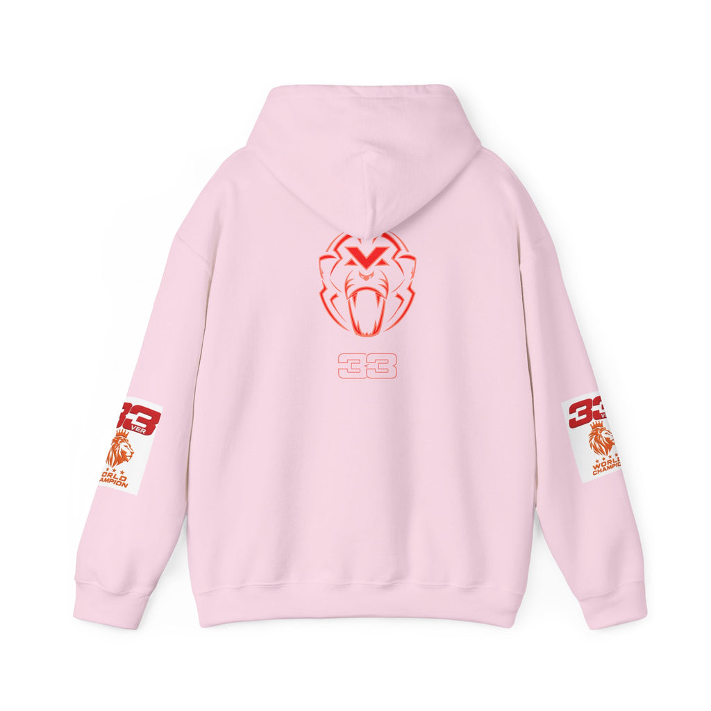 Hoodie - "SIMPLY LOVELY" Graphic Hoodie with Red Tiger Logo