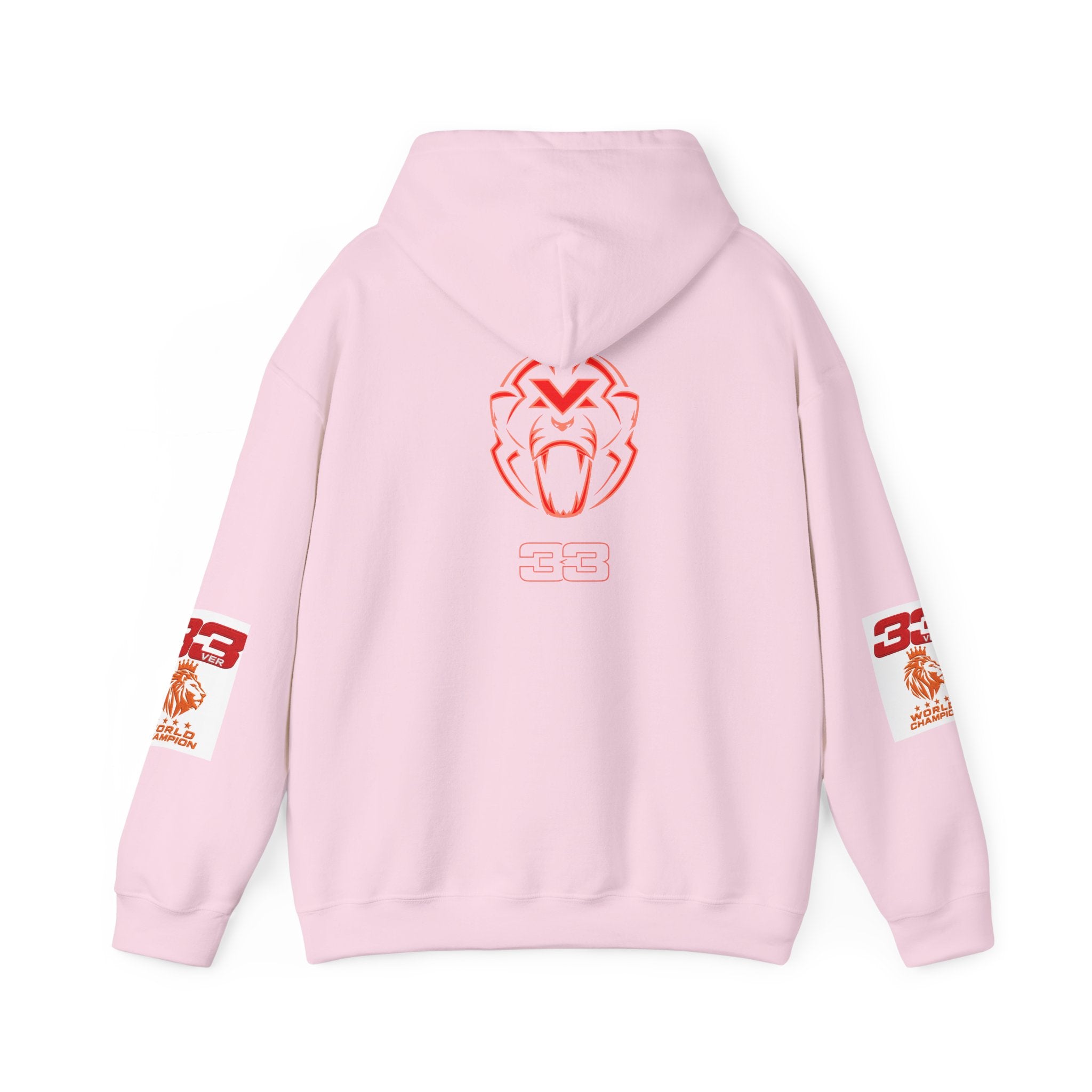 Hoodie - "SIMPLY LOVELY" Graphic Hoodie with Red Tiger Logo
