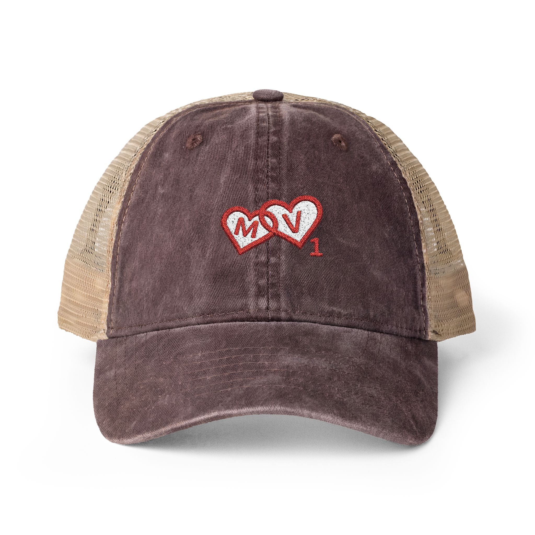 Max Verstappen 1 Love MV1 Women's Washed Mesh-Back Cap