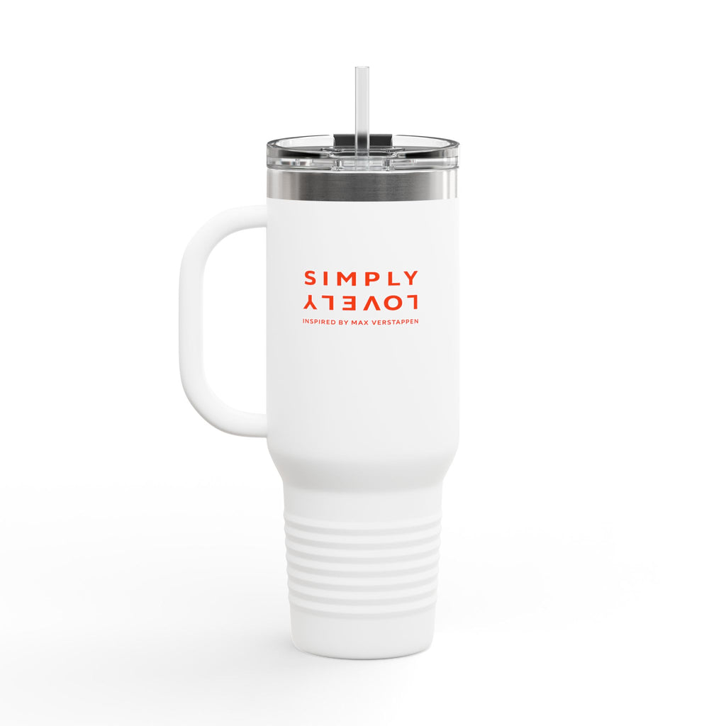 40oz Insulated Travel Mug — Red Lion Emblem "#UNLEASHTHELION"