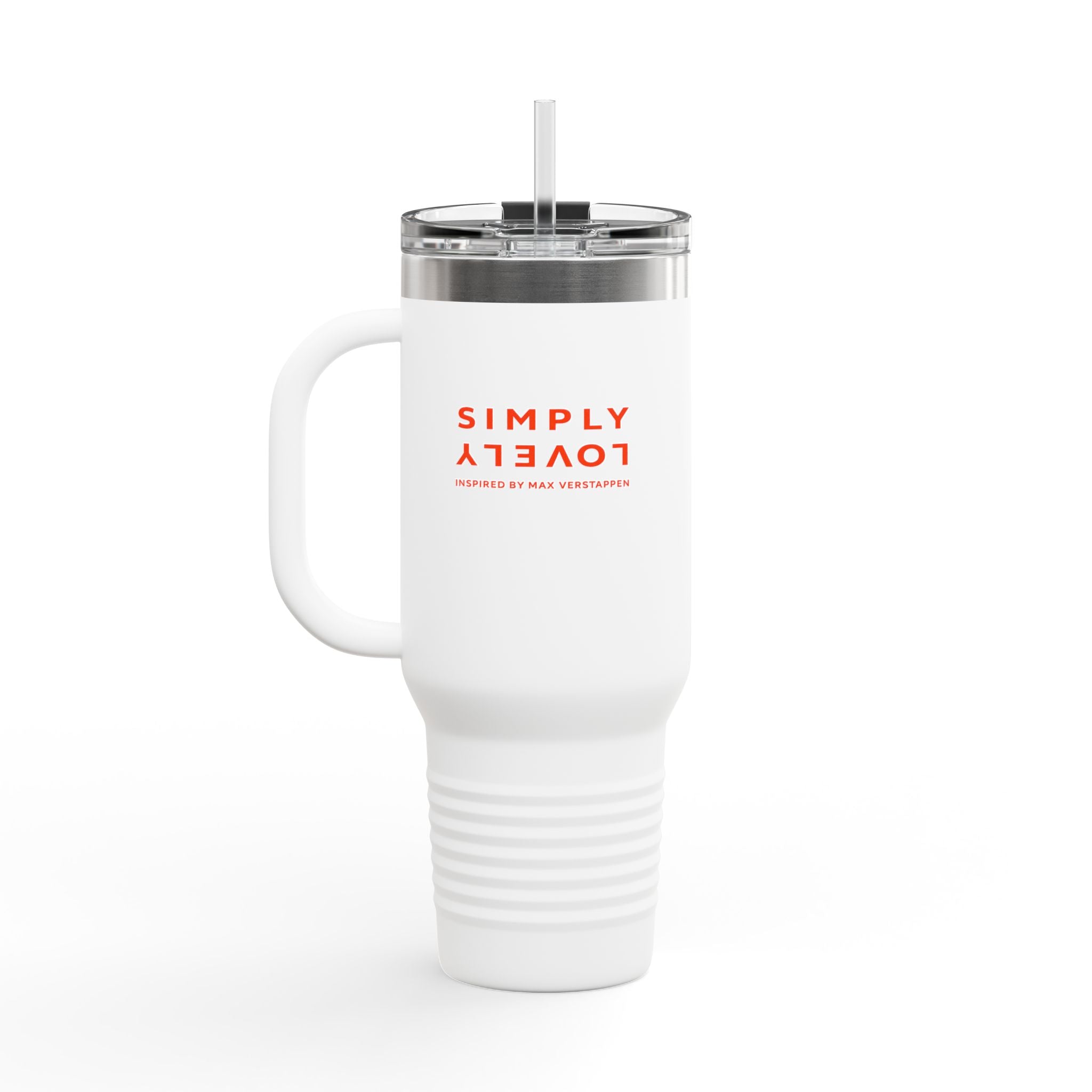 40oz Insulated Travel Mug — Red Lion Emblem "#UNLEASHTHELION"