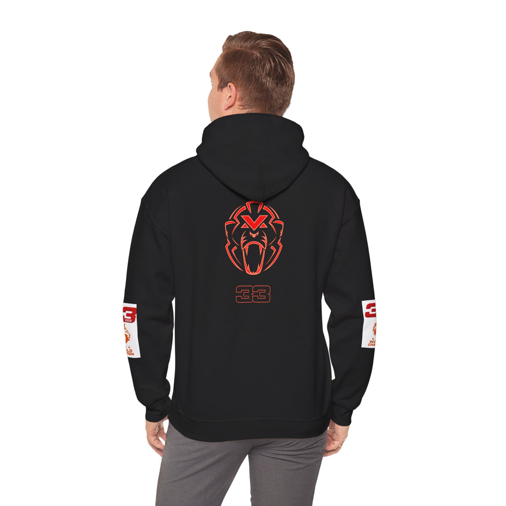 Hoodie - "SIMPLY LOVELY" Graphic Hoodie with Red Tiger Logo